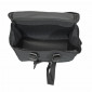 HANDLEBAR BAG FOR BICYCLE - NEWTON N4 BLACK - CLIP-ON Ø 25.8/31.8 - WITH MAP CASE (Lg30xL19xH21)