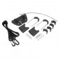 HANDLEBAR BAG FOR BICYCLE - NEWTON N4 BLACK - CLIP-ON Ø 25.8/31.8 - WITH MAP CASE (Lg30xL19xH21) 3700948167274