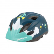 CASQUE VELO ENFANT POLISPORT SPACESHIP BLEU MAT TAILLE 48-52cm AVEC MOLETTE (VENDU SUR CARTE) 5604415117763