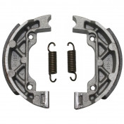 BRAKE SHOE FOR MOPED MBK 51 -FRONT+REAR- (Ø 80mm - HONEYCOMB) (SOLD IN PAIRS)