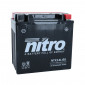 BATTERIE 12V 12 Ah NTX14L-BS NITRO MF SANS ENTRETIEN AVEC PACK ACIDE (Lg150xL87xH145mm)