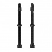 VALVE DE PNEU TUBELESS PRESTA VITTORIA 80 mm ALU NOIR OBUS DEMONTABLE (VENDU A LA PAIRE SUR CARTE) 8022530024167