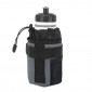 BOTTLE CAGE/CUP HOLDER- EMFISS BLACK/GREY - FITS ANY BIKE WITH VELCRO STRAPS. 3700948233450