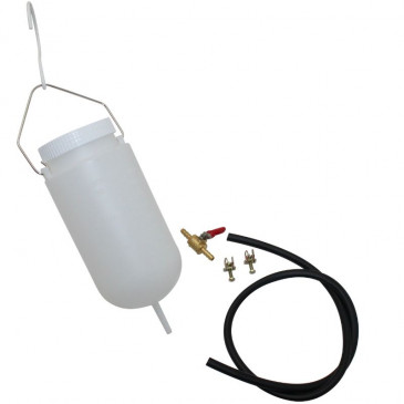 RESERVOIR ATELIER AUXILIAIRE P2R AVEC ROBINET + DURITE + CROCHET (1 LITRE) 3700948061756