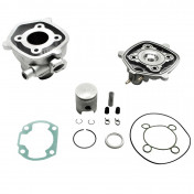 HAUT MOTEUR SCOOT MALOSSI MHR POUR MBK 50 NITRO, MACH G/YAMAHA 50 AEROX, JOG R/MALAGUTI 50 F12, F15 LIQUIDE/APRILIA 50 SR LIQUIDE (ALU NIKASIL)