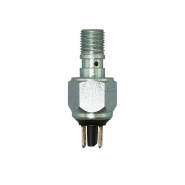 INTERRUPTEUR/CONTACTEUR DE STOP SUR MAITRE CYLINDRE ARRIERE ORIGINE PIAGGIO APRILIA 50-125 RS 1996>2011, RX 1995>2004 -AP8124479-