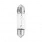 AMPOULE/LAMPE STANDARD 12V 3W CULOT SV7-8 (8x28) NORME C3W NAVETTE BLANC (FEU ARRIERE+STOP) (VENDU A L'UNITE) -FLOSSER- 4018354001884