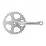 CHAINSET FOR URBAN BIKE- STRONGLIGHT SL55 ALUMINIUM SILVER 170mm 38Teeth. CHAIN 2.38 (TAPERED SQUARE 115mm) 3700223716272