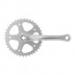 CHAINSET FOR URBAN BIKE- STRONGLIGHT SL55 ALUMINIUM SILVER 170mm 38Teeth. CHAIN 2.38 (TAPERED SQUARE 115mm) 3700223716272