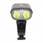 HEADLIGHT ON BATTERY RECHARGABLE ON USB- ON HANDLEBAR - LG/PL1000 - P2R 1000 LUMENS 4 MODES (AUTONOMY 3H-6H) BLACK 8015431015525