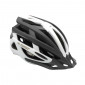 EBIKE ADULT HELMET GIST PLANET URBAN WHITE/BLACK IN-MOLD EURO 52-58 RATCHET SETTING 212GRS - INTEGRATED LIGHTS