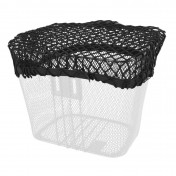 FILET DE PROTECTION AVEC 2 FIXATIONS TAILLE S-M POUR PANIER AVANT NID ABEILLE (POUR PANIER DIMENSION MAXI 350X300mm) 