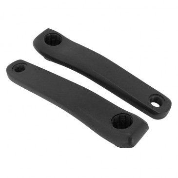 MANIVELLE DROITE + GAUCHE STRONGLIGHT MAGAN4 160mm NOIR ISIS POUR BOSCH génération 1 -2 et 4/BROSE (DEPORT 13mm)