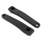 MANIVELLE DROITE + GAUCHE STRONGLIGHT MAGAN4 170mm NOIR ISIS POUR BOSCH génération 1 -2 et 4/BROSE (DEPORT 13mm) 3700223718580