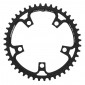 CHAINRING FOR GRAVEL BIKE- 5 Arms- 44 T. Ø 110 COMPACT SRAM SINGLE GRAVEL CT2 BLACK STRONGLIGHT FOR RED/FORCE/RIVAL 11Speed. 3700223721160