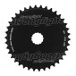 CHAINRING FOR EBIKE- DIRECT MOUNT 38 Teeth. Single- BLACK AMUMINIUM 7075 STRONGLIGHT (FOR BOSCH SYSTEM 3rd GENERATION) 3700223720798