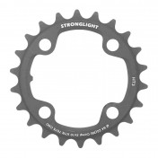 CHAINRING FOR MTB-4 arms- 22 Teeth Ø64 2X10 Internal BLACK- STRONGLIGHT 10 Speed HT3 SHIMANO XTR M980 (FOR External 36 Teeth) THREADLESS 3700223717552