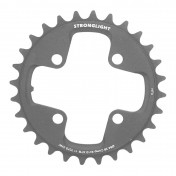 CHAINRING FOR MTB-4 arms- 28 Teeth Ø64 2X10 Internal BLACK- STRONGLIGHT 10 Speed HT3 SHIMANO XTR M980 (FOR External 36 Teeth) THREADLESS 3700223717583