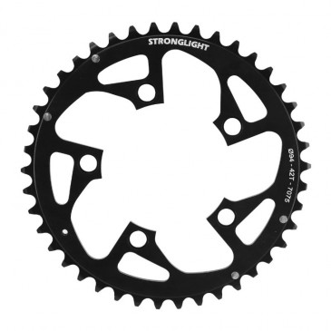 PLATEAU VTT 5BRA D.94 STRONGLIGHT TRIPLE 42DTS NOIR EXTERIEUR ALU 7075 8/9V. 3700223701865