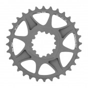 CHAINRING FOR MTB-FOR SINGLE- 32T. "DIRECT MOUNT" BLACK -ALUMINIUM- HT3 STRONGLIGHT XX1-X01 12 Speed (OFFSET 6mm) 3700223720064