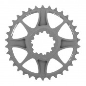 CHAINRING FOR MTB-FOR SINGLE- 34T. "DIRECT MOUNT" BLACK -ALUMINIUM- HT3 STRONGLIGHT XX1-X01 12 Speed (OFFSET 6mm) 3700223720071