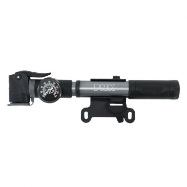 POMPE MINI ROUTE/VTT P2R ALU ARGENT 7BARS VP/VS AVEC MANOMETRE 8015431015631