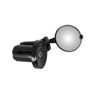 RETROVISEUR VELO GAUCHE OU DROIT ROND RABATTABLE FIXATION EMBOUT CINTRE ROUTE (MIROIR DIAM 3cm)(LIVRE EN BOITE) 3700948236833