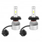 AMPOULE/LAMPE A LED H4 12V CULOT P43t 8000 LUMENS 6500K AVEC VENTILATEUR DE REFOIDISSEMENT ALU (CODE/PHARE) (VENDU PAR 2 ) -SELECTION P2R- 5901508541611