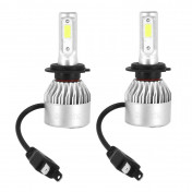 AMPOULE/LAMPE A LED H7 12V CULOT PX26D 8000 LUMENS 6500K AVEC VENTILATEUR DE REFOIDISSEMENT ALU (CODE/PHARE) (VENDU PAR 2 ) -SELECTION P2R- 5901508541628