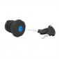 BOUCHON D'ESSENCE CYCLO ADAPTABLE MBK/MOTOBECANE AV88, AU 68 DIAM 38mm NOIR (A CLE) -SELECTION P2R- 3701213431656