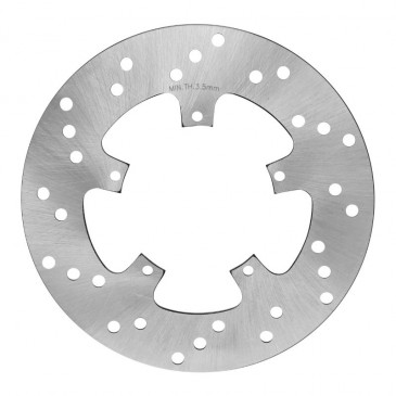 DISQUE DE FREIN ADAPTABLE PIAGGIO 50 FLY 4T 2012>2017, TYPHOON 2010>2016, 125 FLY 4T AV (EXT 220mm - INT 95mm - 5 TROUS) -P2R- 3700948210277