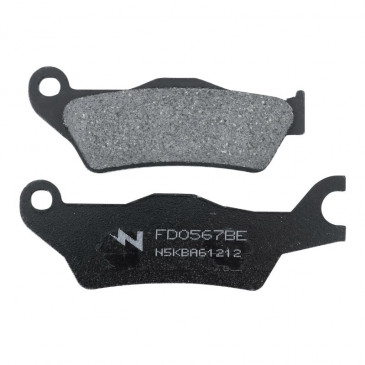 BRAKE PADS - NEWFREN FOR PIAGGIO 50 TYPHOON 2 Stroke 2018>2020 /APRILIA 50 SR MOTARD 2 Stroke 2018> FRONT (FD0567BE) (SCOOTER ELITE ORGANIC) 8025832416906