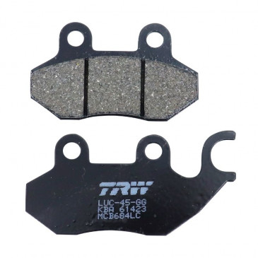 PLAQUETTE DE FREIN TRW POUR SYM 125 SYMPHONY 2009> AV, 125 FIDDLE III 2014>2016 AV / PEUGEOT 50-125-150 TWEET 2010> AV, 125-200 LXR 2010> AV (MCB684 LC) 3322938403836