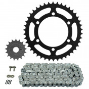CHAIN AND SPROCKET KIT FOR KAWASAKI 500 ER-5 1997>2006 520 17x42 (REAR SPROCKET Ø 110/130/10.5). (OEM SPECIFICATIONS). -AFAM- 5400598040191