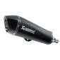 EXHAUST FOR MAXISCOOTER AKRAPOVIC FOR PIAGGIO 500 MP3 HPE 2016>2019, MP3 LT 2008>, MP3 2008> (BLACK SILENCER). (S-PI4SO3-HRSSBL). (EEC APPROVED). 3831113509312