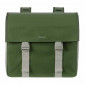 DOUBLE BAG FOR BICYCLE - REAR - BASIL URBAN LOAD - GREEN / SAND 48-53Lt (41x18x46cm) WATERPROOF 8715019182266