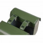 DOUBLE BAG FOR BICYCLE - REAR - BASIL URBAN LOAD - GREEN / SAND 48-53Lt (41x18x46cm) WATERPROOF 8715019182266