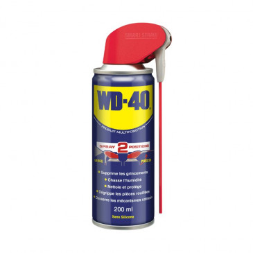 LUBRICANT WD-40 MULTIFONCTION - DUAL POSITION (SPRAY 200 ml).