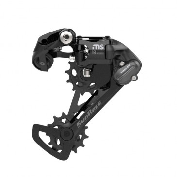 DERAILLEUR VTT ARRIERE SUNRACE MS100 10V. CHAPE MOYENNE A VIS (COMPATIBLE SHIMANO) 4710944211993