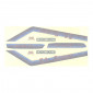 STICKERS SET FOR MOPED MBK 51 SUPER RED (SET OF 8 PIECES) -SELECTION P2R- 3701213430093
