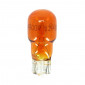 LIGHT BULB 12V 10W -Foot W2,1x9,5d -Std T13 WEDGE ORANGE (Turn Lights). (10 IN BOX). -FLOSSER