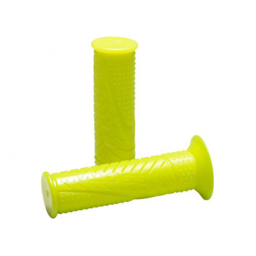 GRIP - MALOSSI MHR FOR ROAD USE - FLUO YELLOW (Closed end). (6918702.Y0). 3700948261187