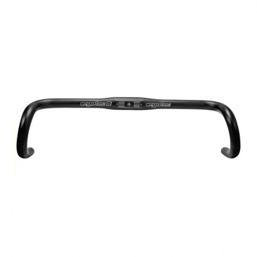 HANDLEBAR- FOR ROAD BIKE- ERGOTEC RANDONNEUR BLACK ALUMINIUM Ø 31.8mm Wd 420/490 mm (APPROVED LEVEL 5) 4016538103010