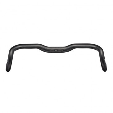 HANDLEBAR- FOR ROAD BIKE- semi riser - ERGOTEC RANDONNEUR ER-20 BLACK ALUMINIUM Ø 31.8mm Wd 440/533 mm Height 20 mm (APPROVED LEVEL 5) 4016538108237