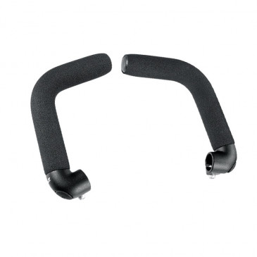 EMBOUT DE CINTRE ERGOTEC TOURING ALU NOIR ROTATION 360° (PAIRE) 4016538026623