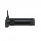 DOMINO - Rotating choke control with tecnopolymers lever, to be fixed with clamp- Aluminium body 8033900014145
