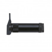 DOMINO - Rotating choke control with tecnopolymers lever, to be fixed with clamp- Aluminium body 8033900014145