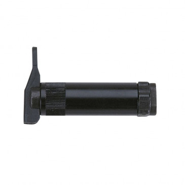 DOMINO - Rotating choke control with tecnopolymers lever, to be fixed with clamp- Aluminium body 8033900014145