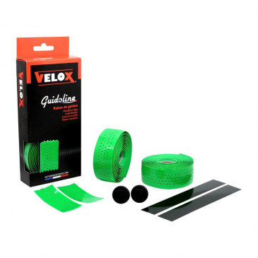 HANDLEBAR TAPE - VELOX GLOSS GREEN PERFORATED