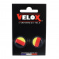 HANDLEBAR END PLUG- FOR ROAD BIKE- VELOX DOMING "GERMANY" (SOLD PER 2 ON CARD) 3660429386368